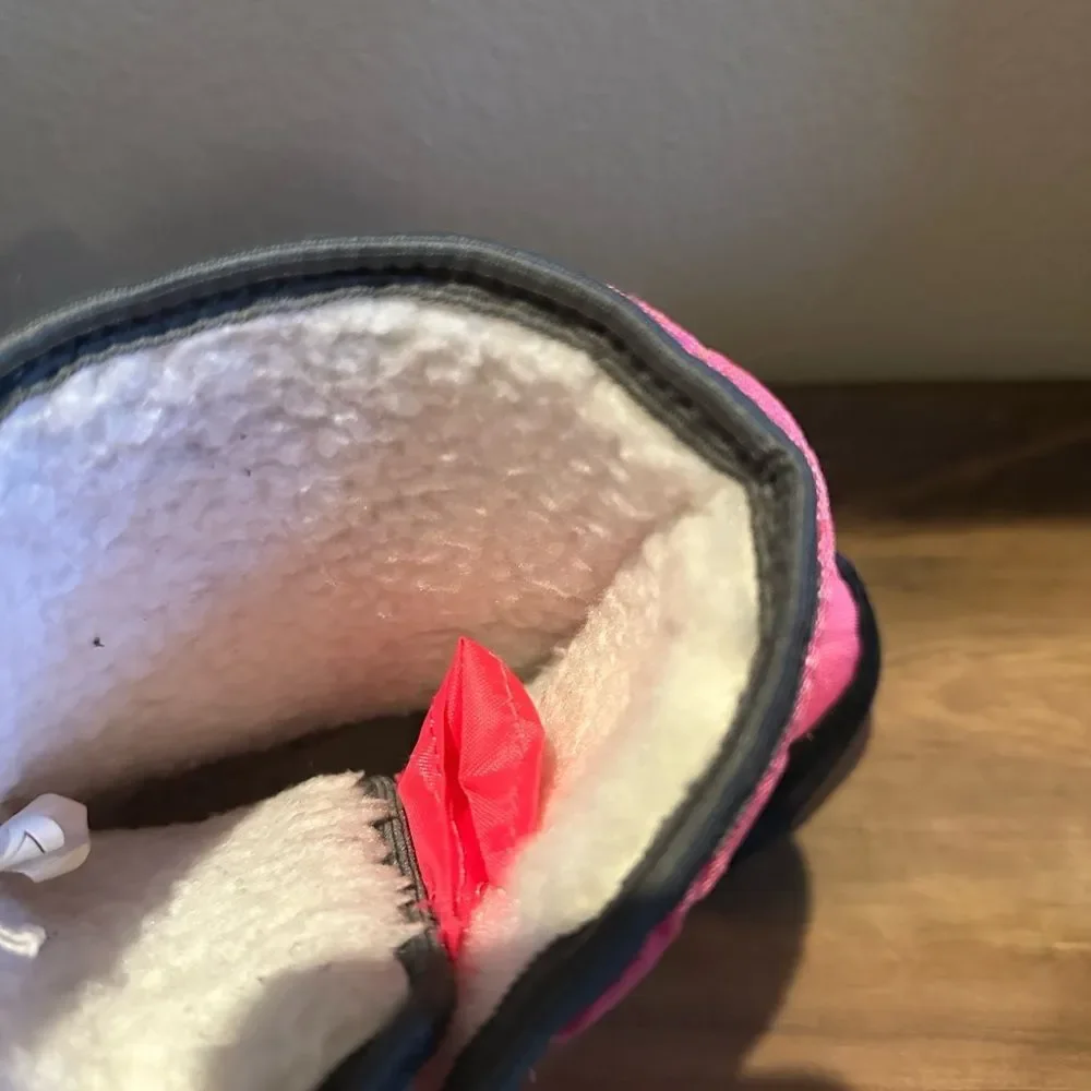 NWOT Big 5 Pink & Black Snow Toddler Girl Boot Size 3